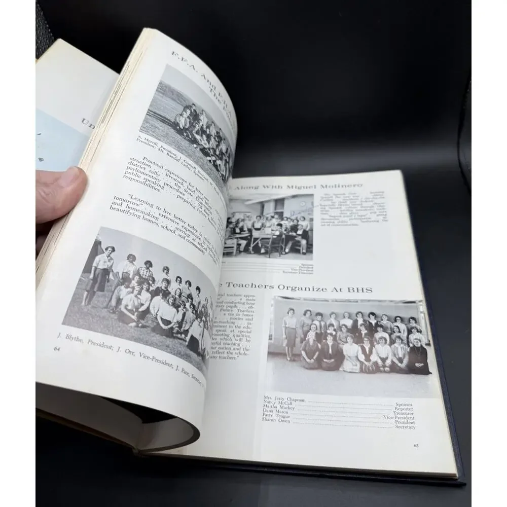 1966 BREVARDIER Yearbook, Brevard High School, North Carolina ORIGINAL Vintage